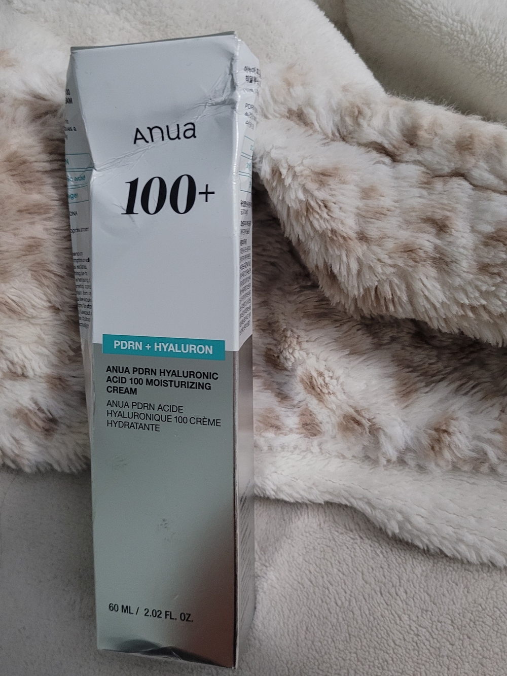 Anua PDRN + Hyaluronic Acid 100 Moisturizing Cream 60ml K-Beauty - New